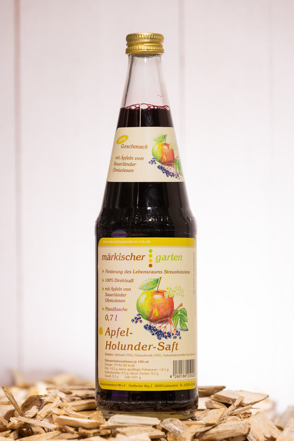 Apfel-Holunder-Saft 0,7 Liter